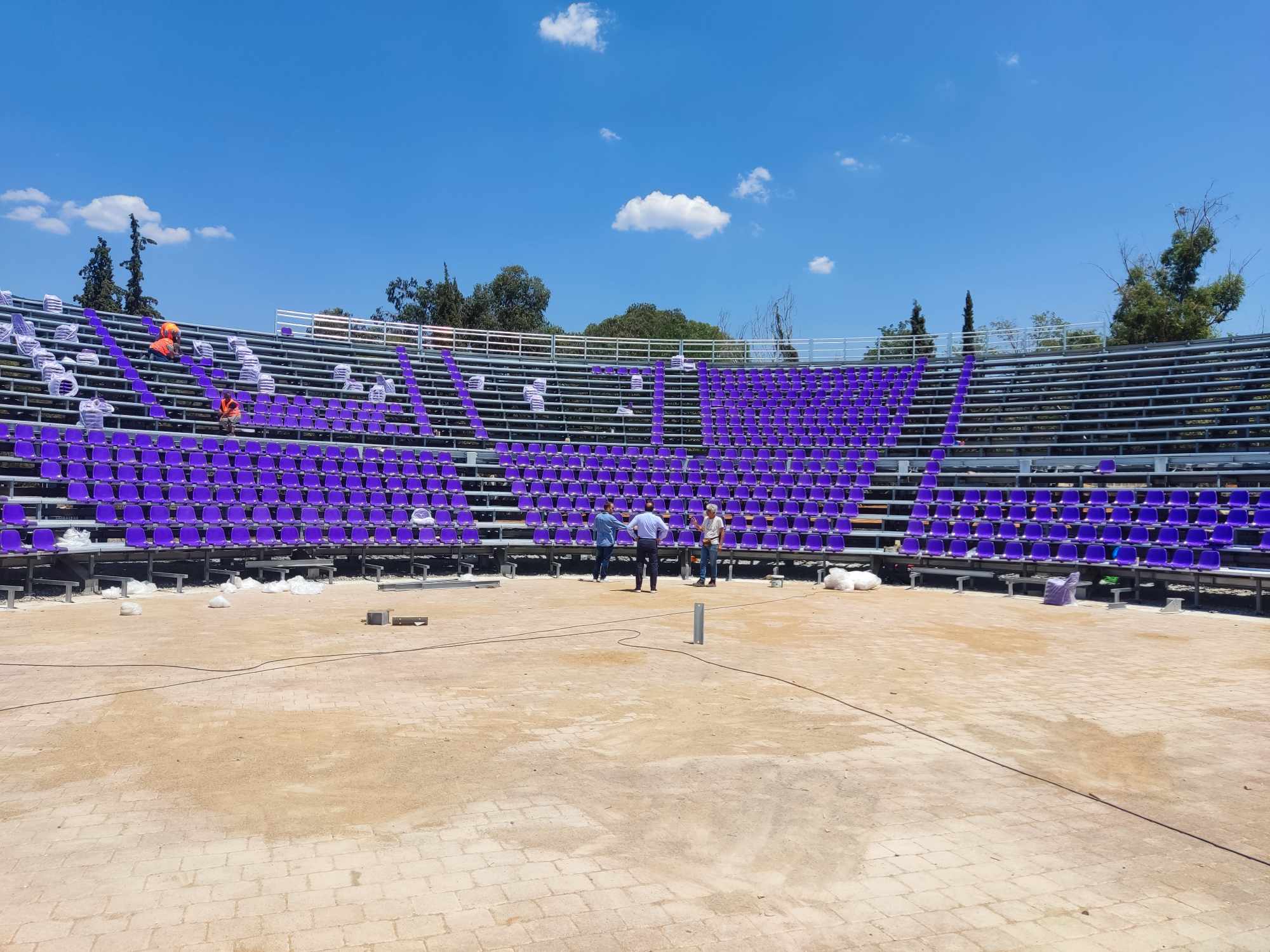 Προς ολοκλήρωση βαίνει η κατασκευή του Ανοιχτού Θεάτρου Καλαμάτας 