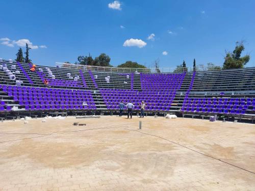 Προς ολοκλήρωση βαίνει η κατασκευή του Ανοιχτού Θεάτρου Καλαμάτας 